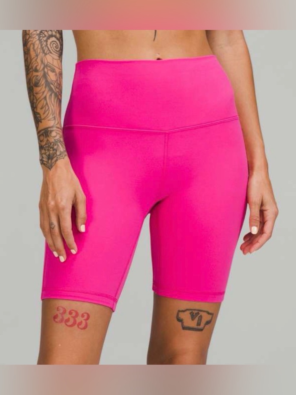 💕 Lululemon Align High-Rise Short 8” – Sonic Pink